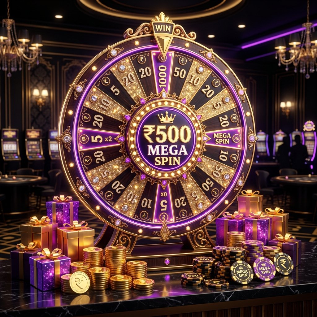 Mega Spin ₹500 Fortune Wheel